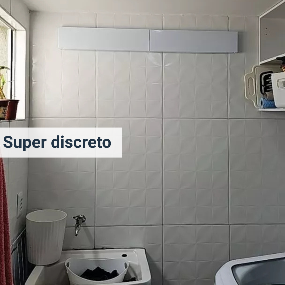 Varal Invisível Ratrátil + Frete Grátis