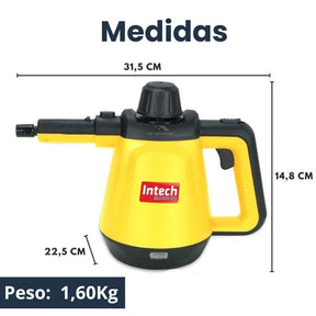 Limpador à Vapor com 9 acessórios + Brinde Esponja Mágica