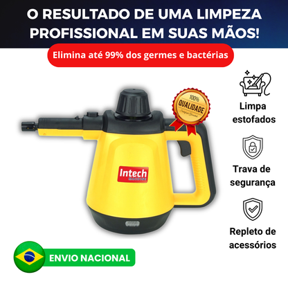 Limpador à Vapor + 9 acessórios + Frete Grátis