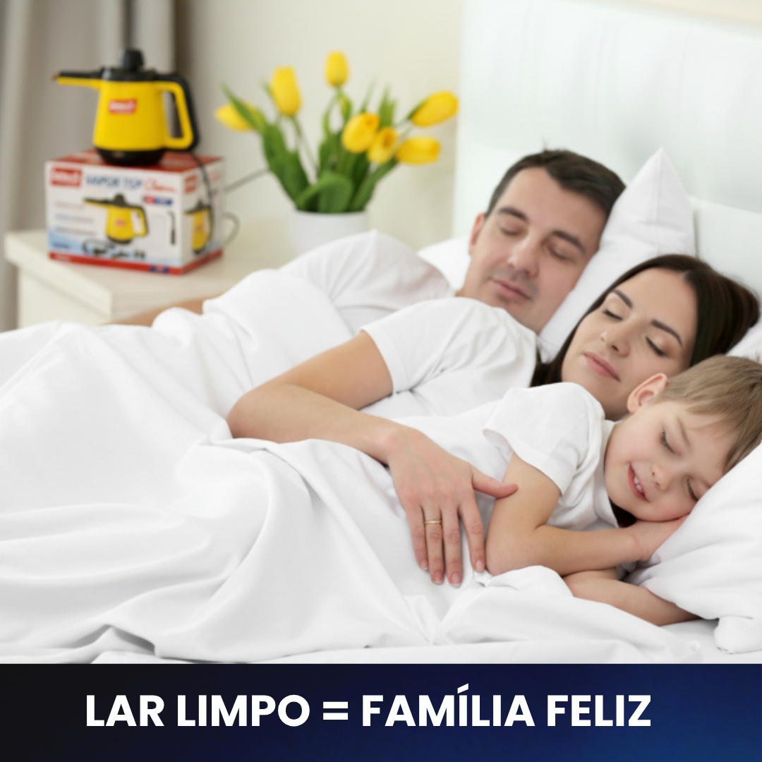 Limpador à Vapor + 9 acessórios + Frete Grátis