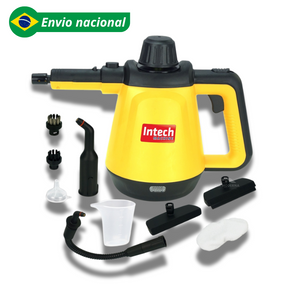 Limpador à Vapor com 9 acessórios + Brinde Esponja Mágica