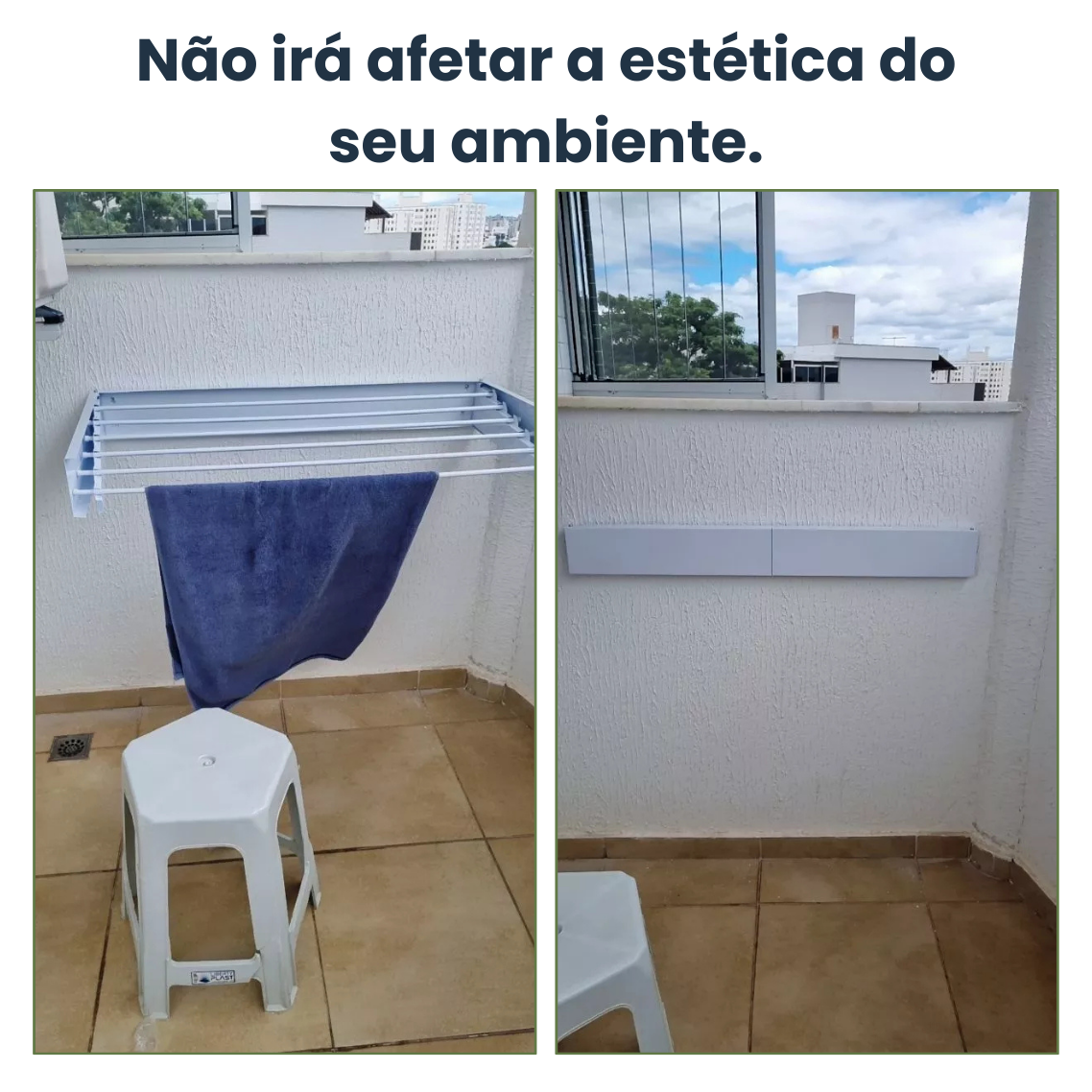 Varal Invisível Ratrátil + Frete Grátis