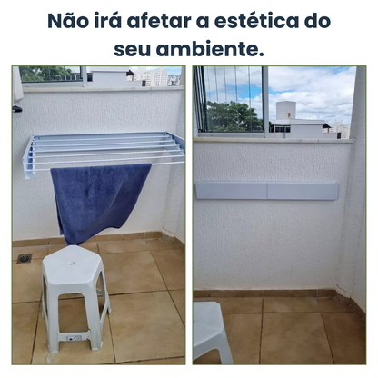 Varal Invisível Ratrátil + Frete Grátis