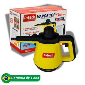 Limpador à Vapor com 9 acessórios + Brinde Esponja Mágica