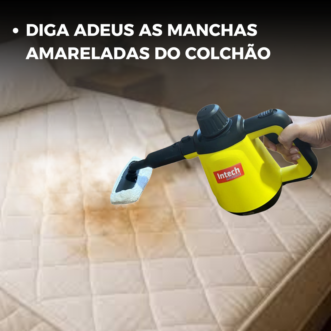 Limpador à Vapor + 9 acessórios + Frete Grátis