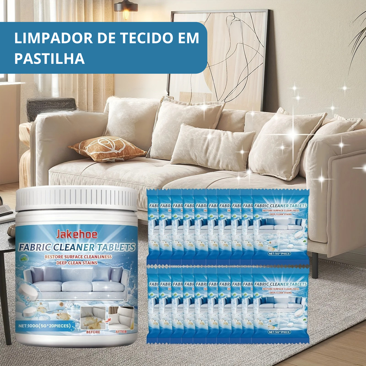 Pastilha mágica - 1 pote com 20 unidades de 5GR cada
