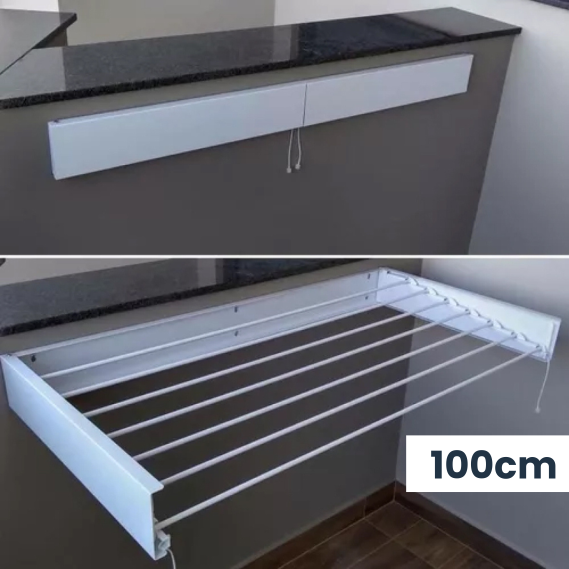 Varal Invisível Ratrátil + Frete Grátis