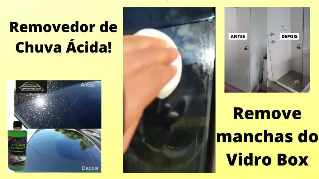 Removedor De Chuva Ácida - Tira Manchas Vidro 
