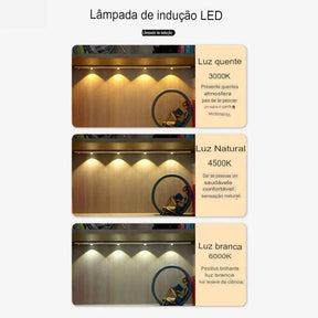 Lâmpada de Led Magnética Com Sensor - Ciamoderna
