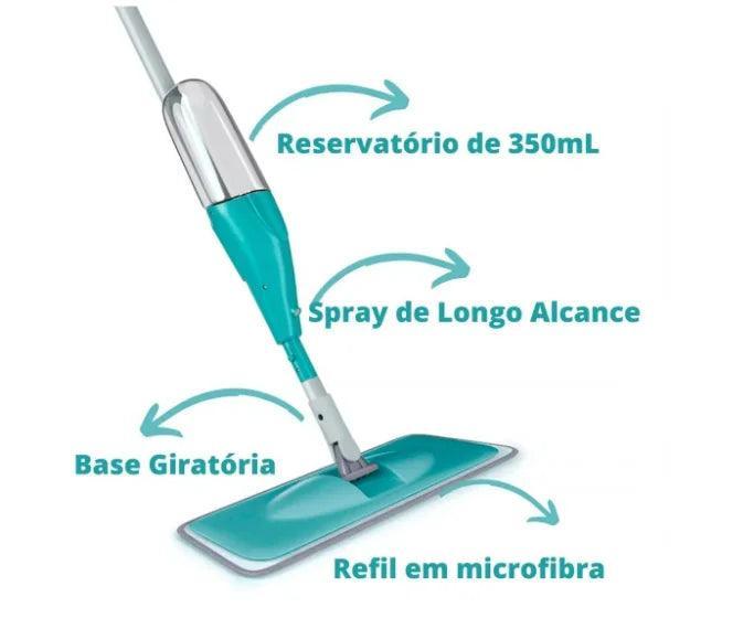 Mop Spray Giratório - Ciamoderna