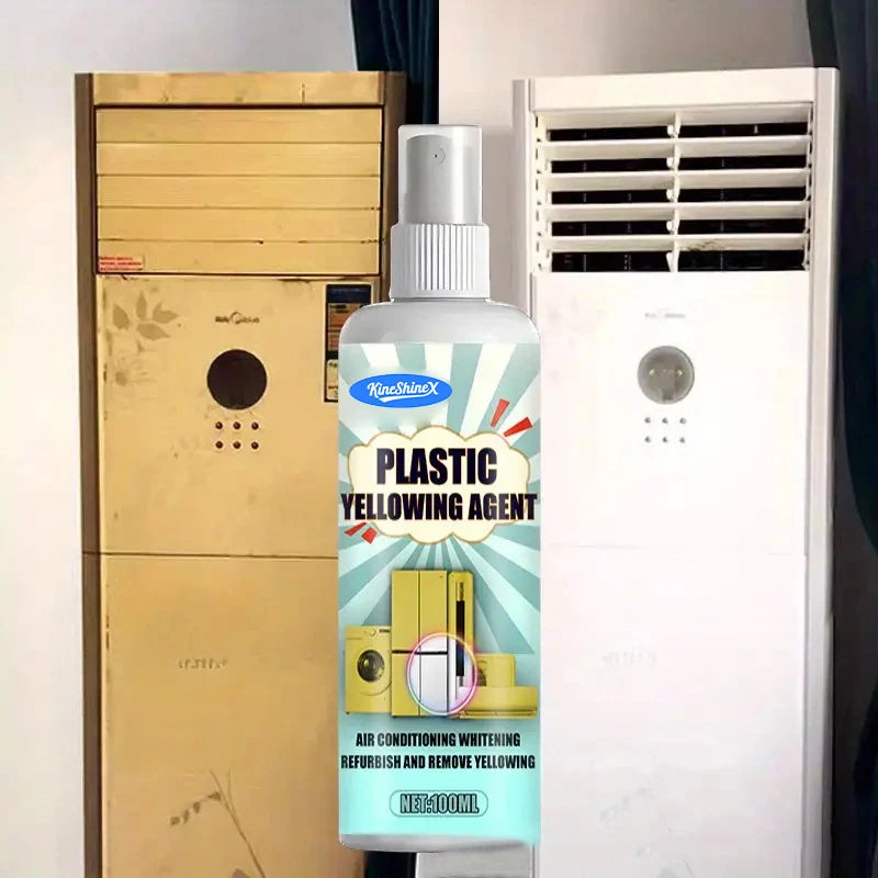 Plástico remover agente de limpeza amarelecimento ar condicionado máquina de lavar renovação aparelhos anti oxidação remover amarelo