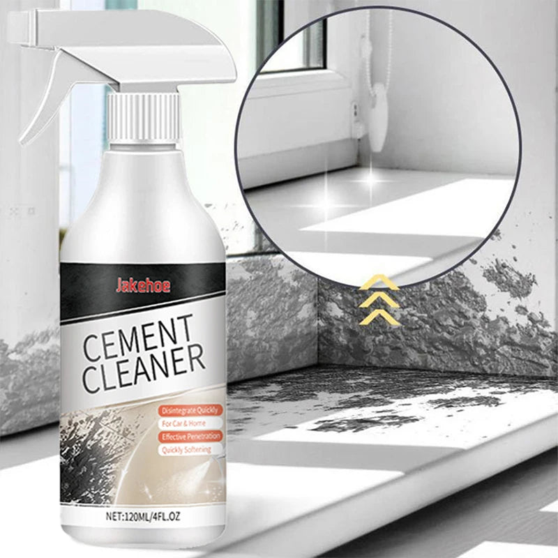 Limpador de cimento 120ml, eficaz, forte descontaminação, dissolução de cimento de concreto para pisos domésticos, acessórios de limpeza de azulejos
