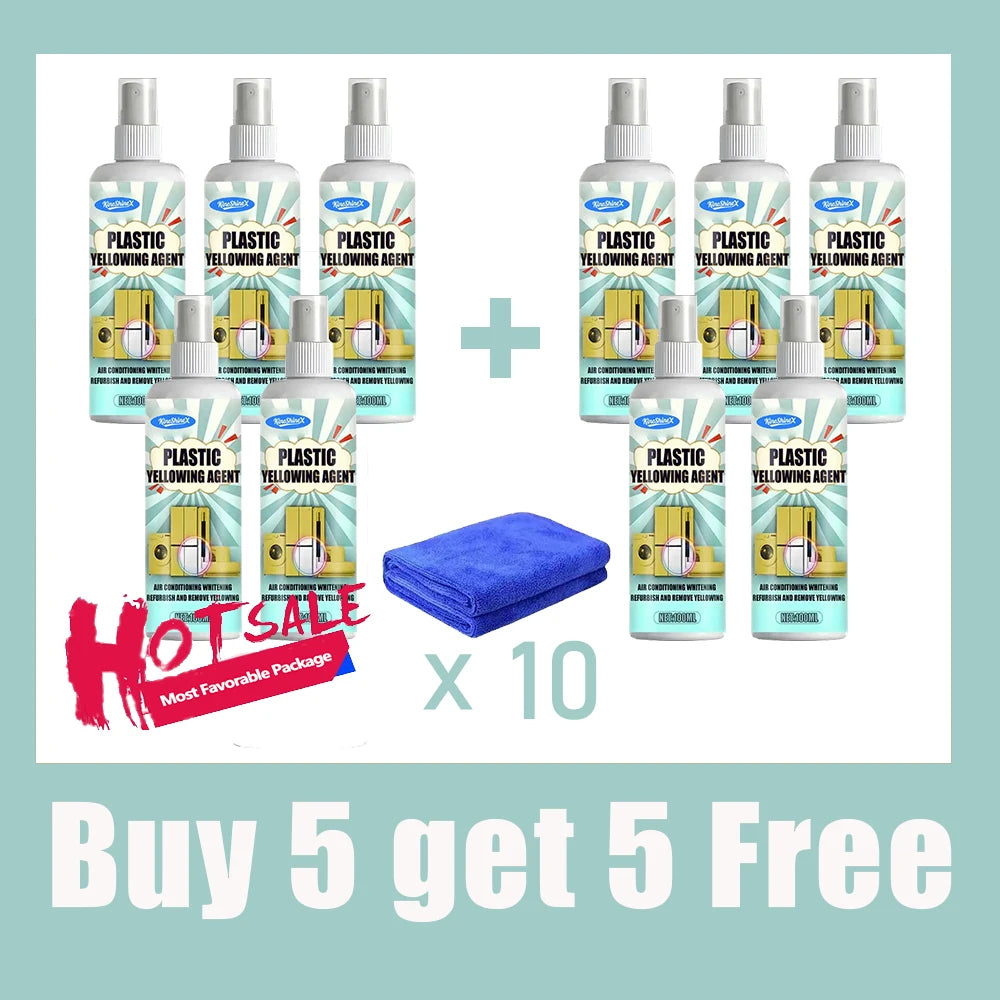 Plástico remover agente de limpeza amarelecimento ar condicionado máquina de lavar renovação aparelhos anti oxidação remover amarelo