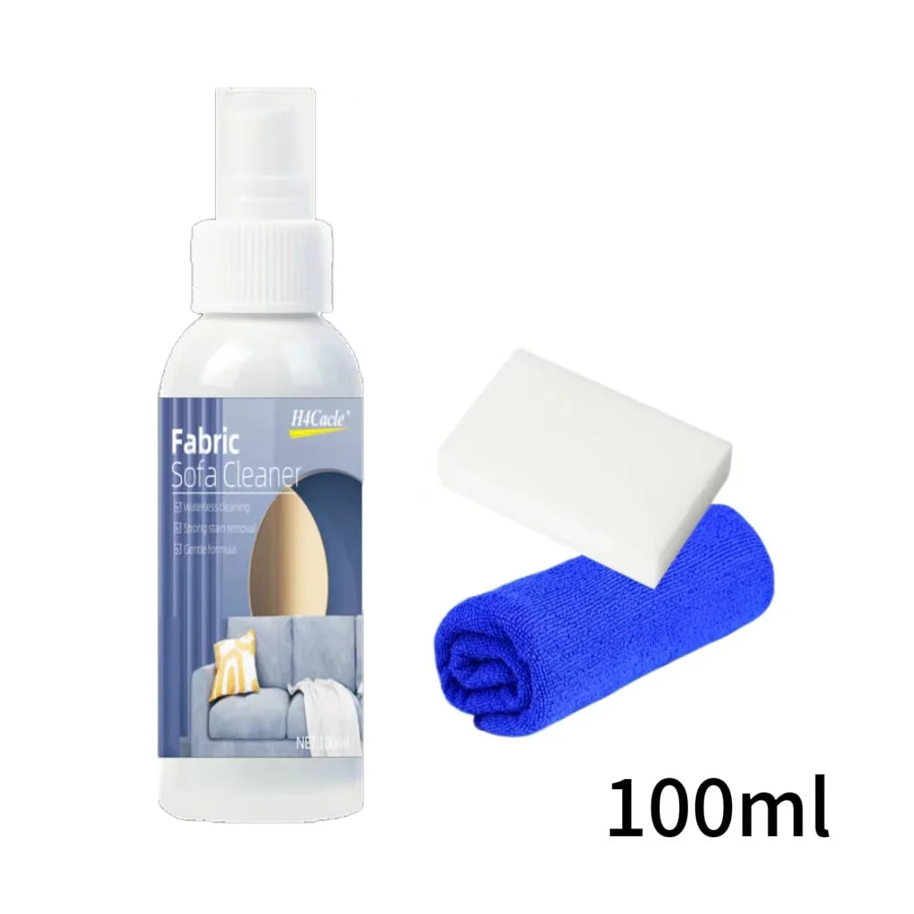 Spray de limpeza de sofá de tecido, limpeza profunda para estofados, colchões e assentos de carro, remove sujeira e resíduos, protege a cor do sofá