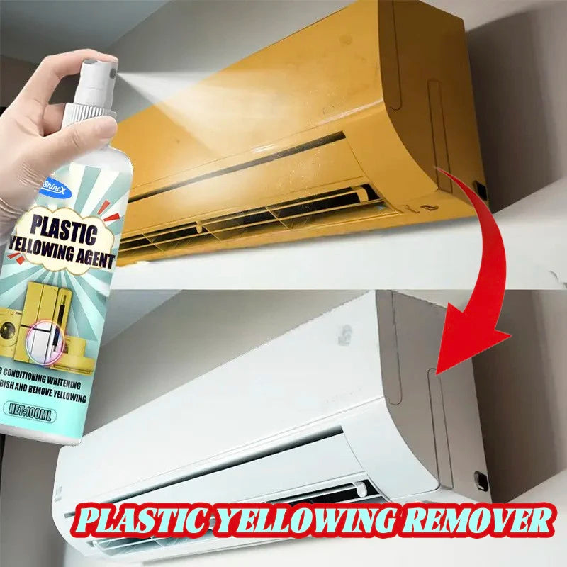 Plástico remover agente de limpeza amarelecimento ar condicionado máquina de lavar renovação aparelhos anti oxidação remover amarelo