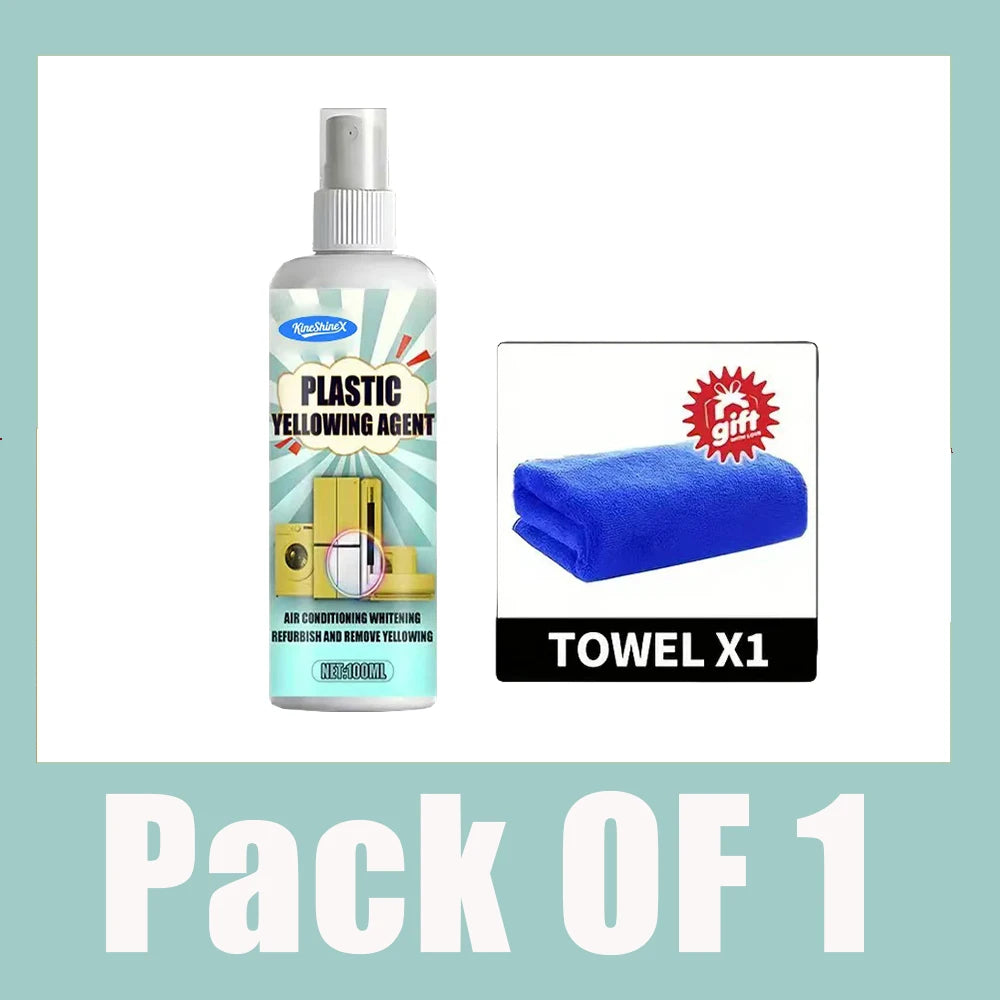 Plástico remover agente de limpeza amarelecimento ar condicionado máquina de lavar renovação aparelhos anti oxidação remover amarelo