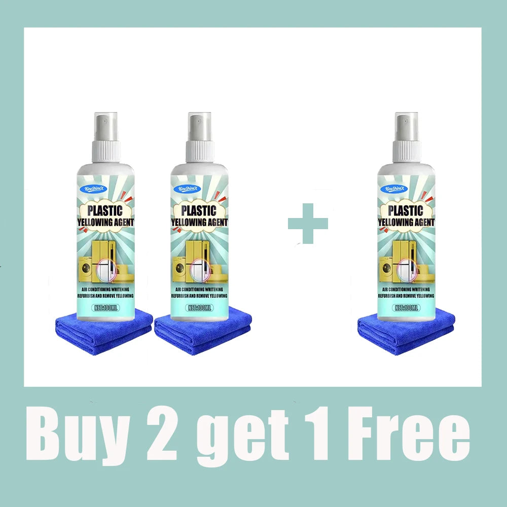 Plástico remover agente de limpeza amarelecimento ar condicionado máquina de lavar renovação aparelhos anti oxidação remover amarelo