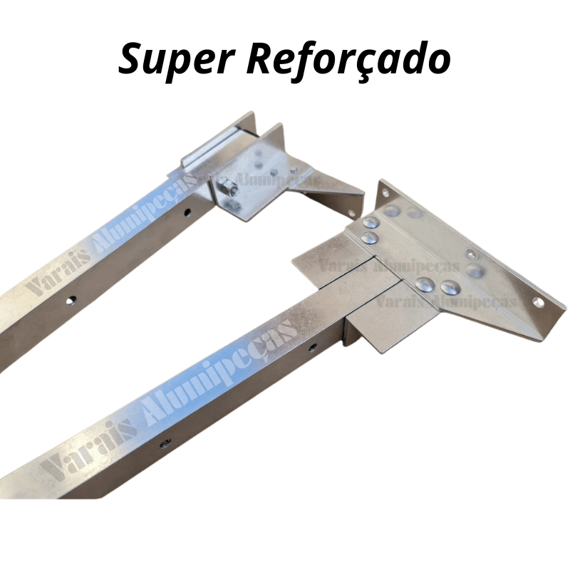 Varal com Alumínio Artculado Reforçado até 80 KG