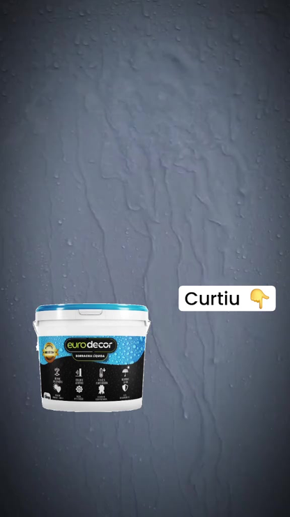 Tinta Emborrachada Premium 3.6kg Impermeabilizante Flexível 3.6kg ou 1kg