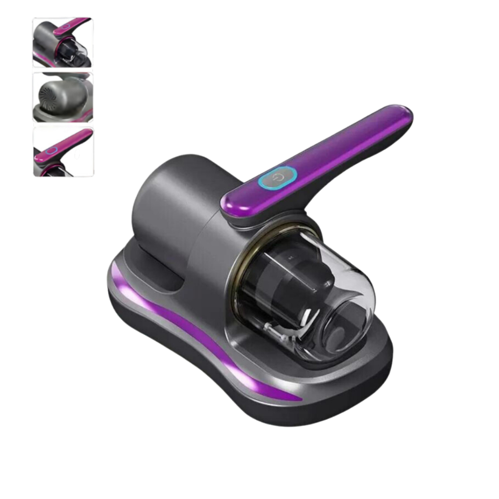 Removedor De Ácaros Portátil Elétrico Aspirador Esterilização De Estofados UV Sem Fio