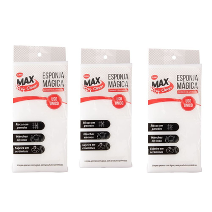 Kit Esponjas Mágica Bucha Melamina