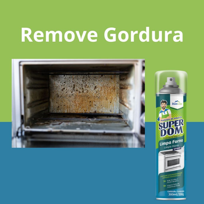 Kit Limpa Air Fryer - Forno Super Dom Spray - 250ml (Alto Poder de Limpeza)