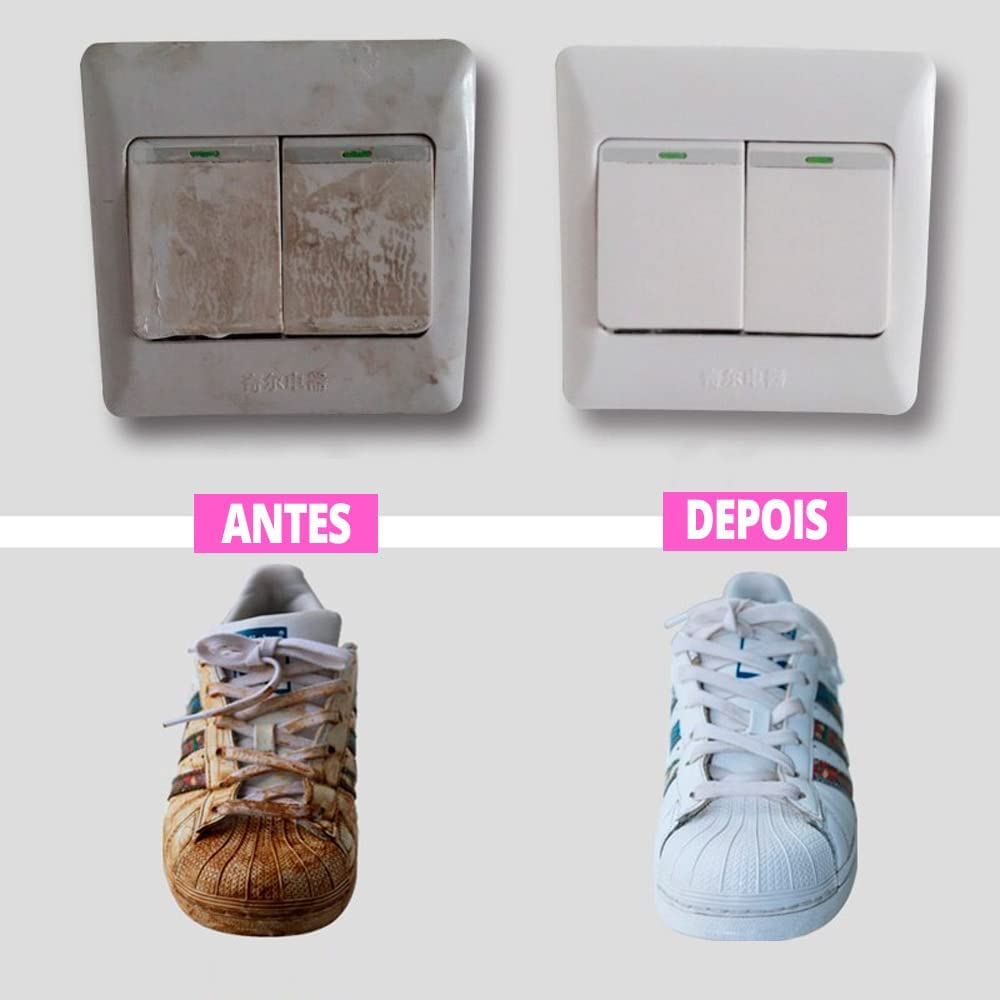 Kit Esponjas Mágica Bucha Melamina Tira Mancha Original Desengordura Limpeza