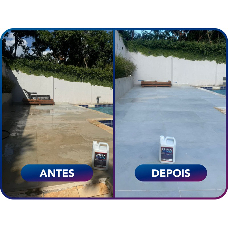 limpa piso encardido limpex pro renove manchas 1L super concentrado