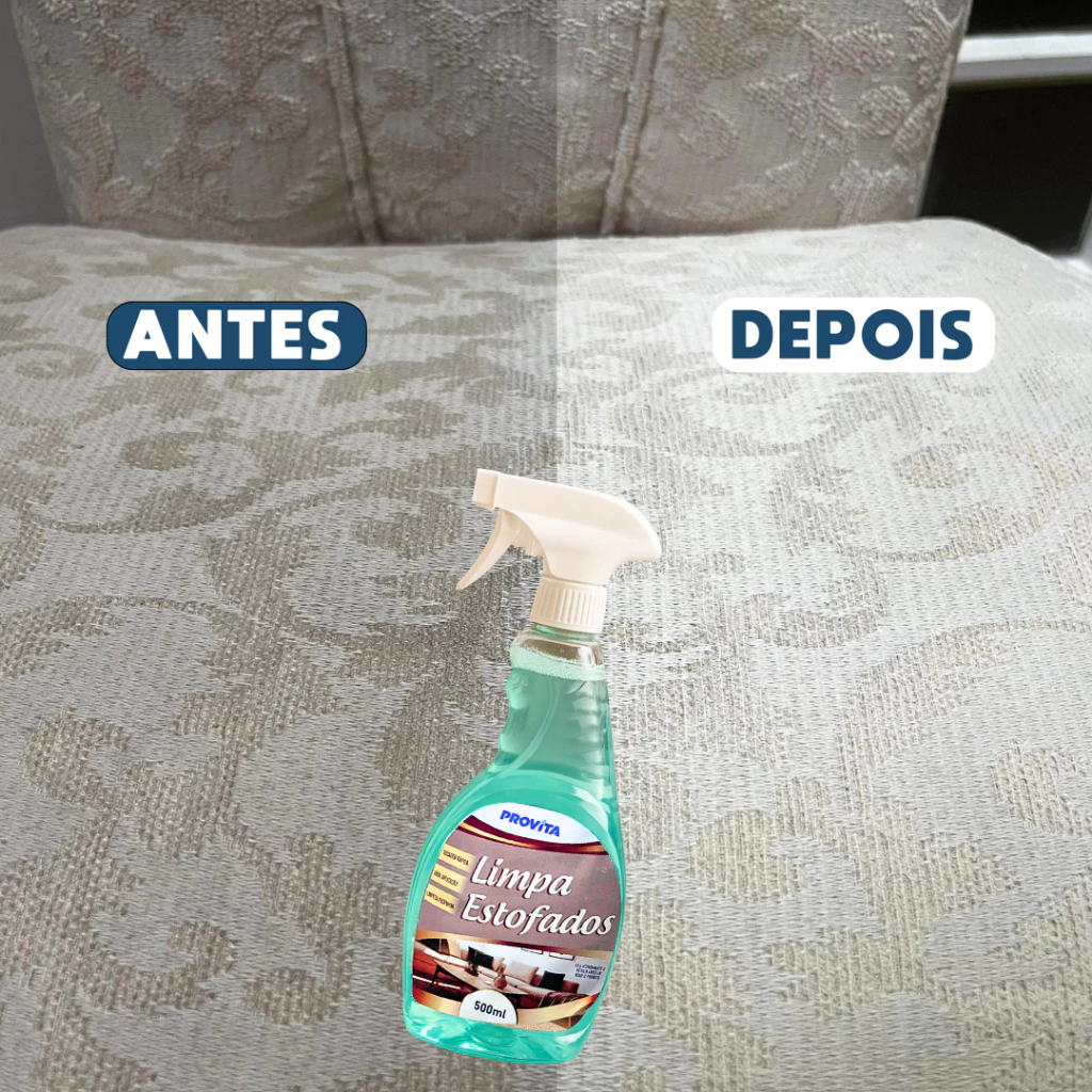 Spray Limpa Estofados Provita 500ml – Limpeza Profunda Sem Esforço e Adeus Manchas