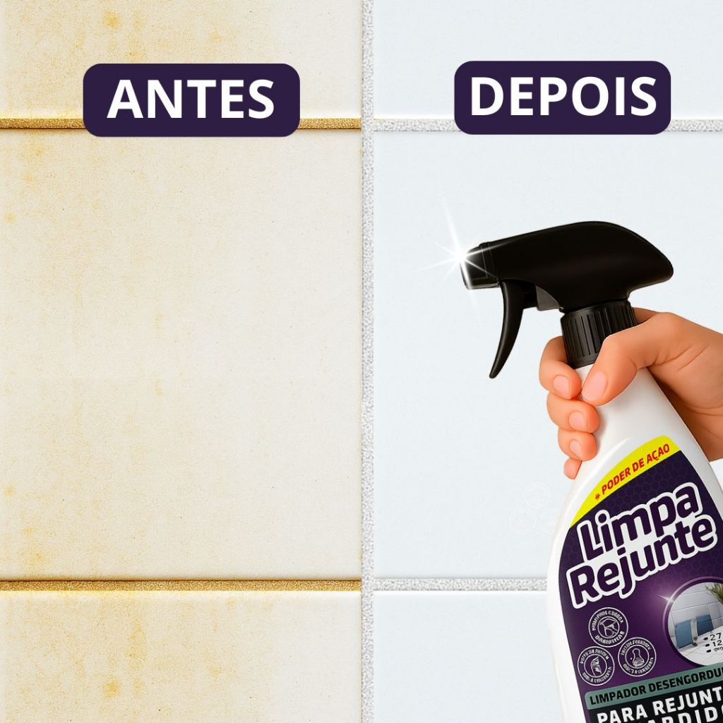 Limpador de Rejunte Pos Obra Ceramica Azulejos Remove Encardidos