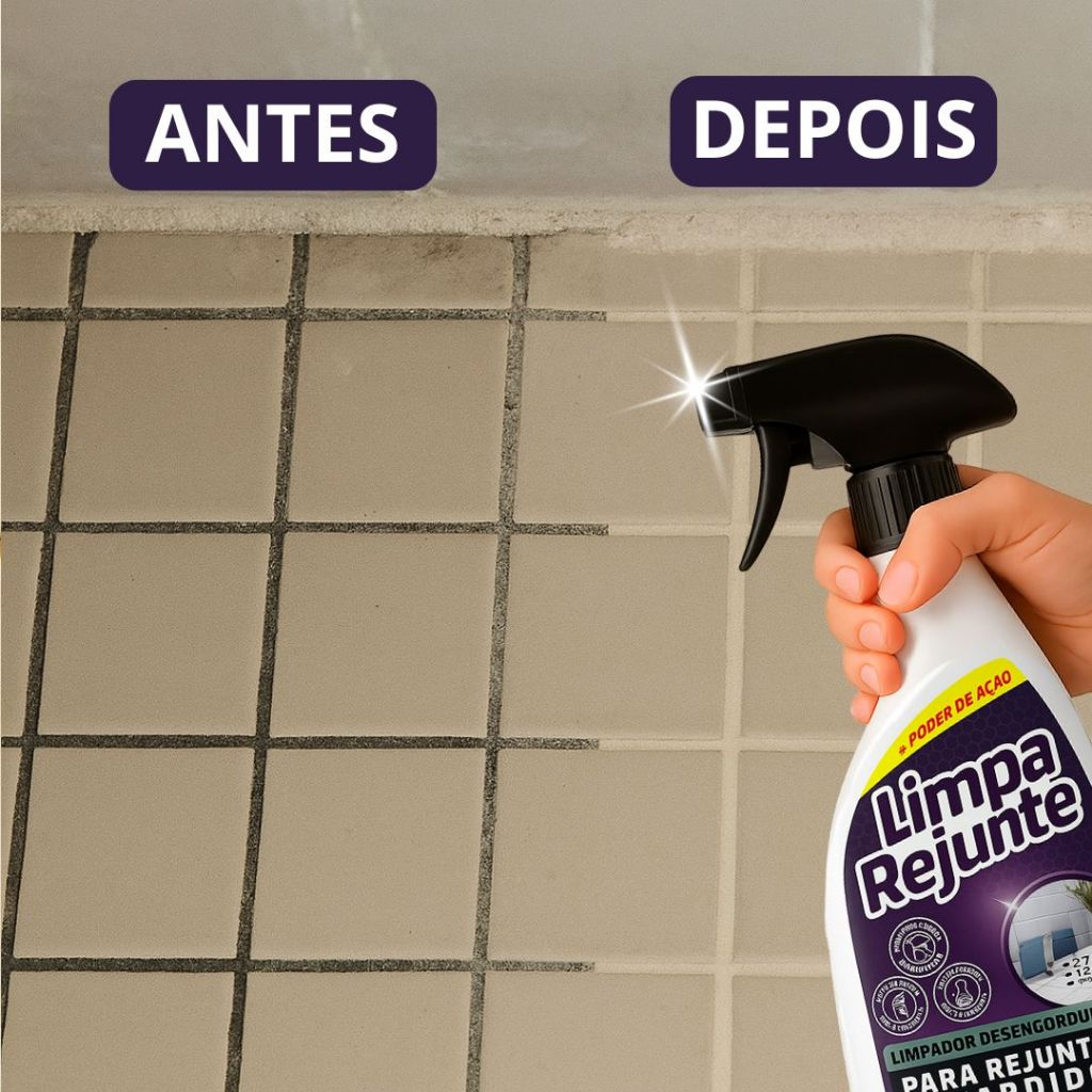 Limpador de Rejunte Pos Obra Ceramica Azulejos Remove Encardidos