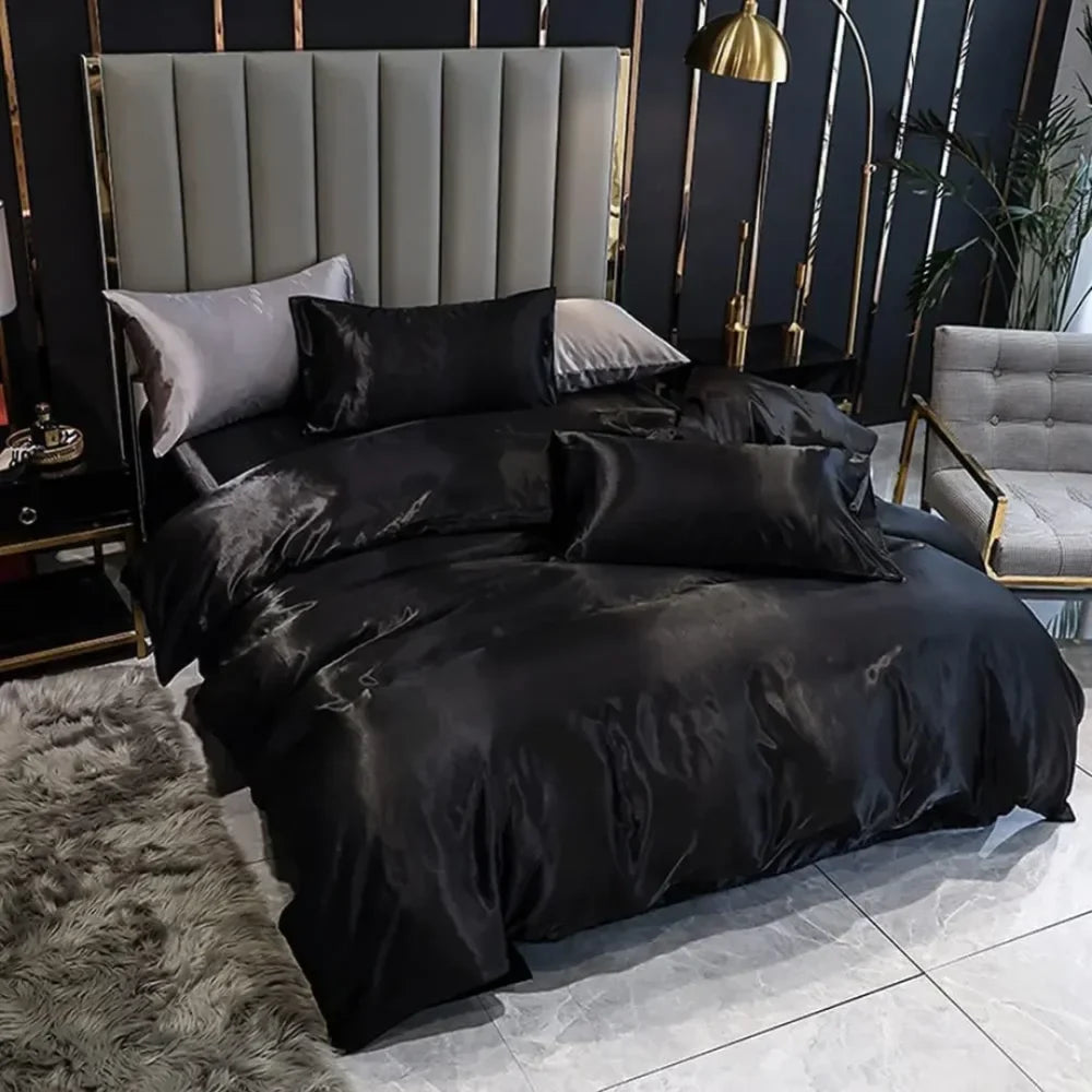 Conjunto de Cama de Luxo Seda