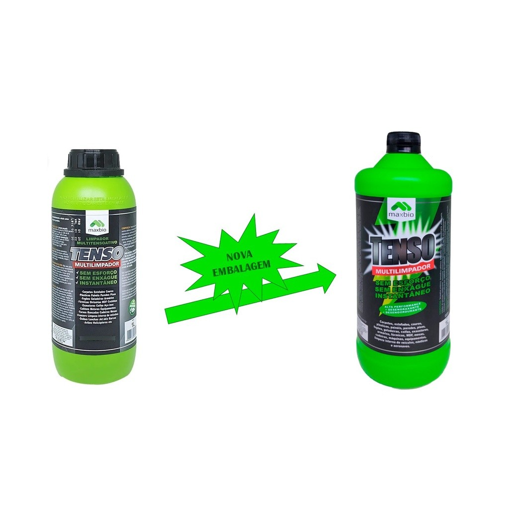 Tenso Limpa Estofados Sofá Banco De Carro Tensoativo 1 litro Maxbio