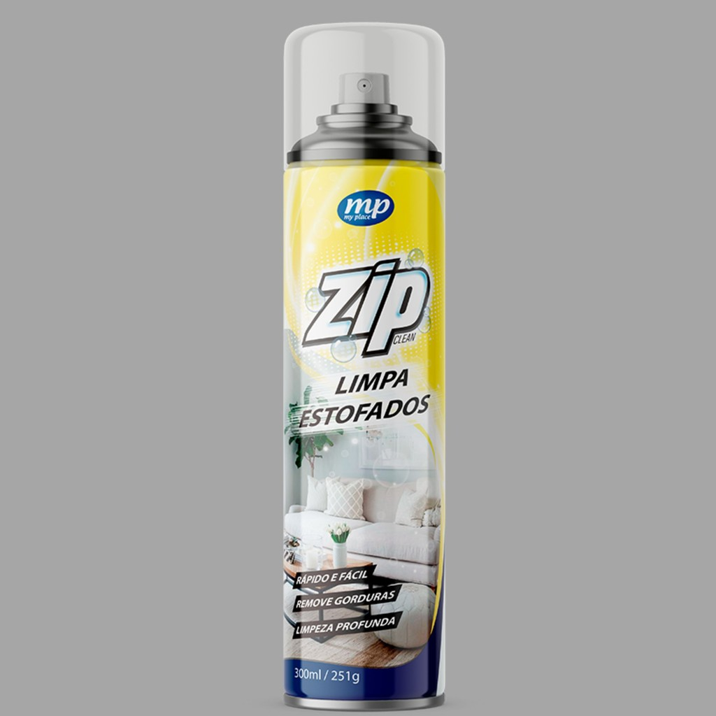 Kit 2 Limpa Estofados Spray Zip Clean 300Ml