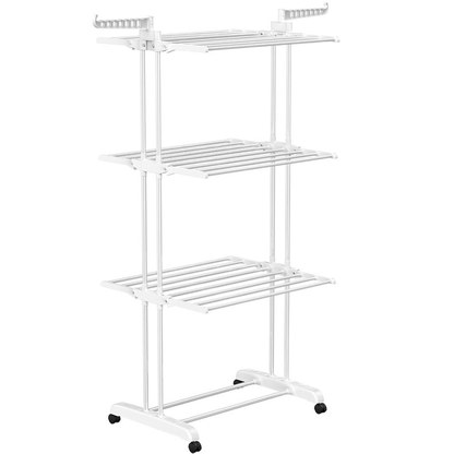 Varal De Chão Dobrável 3 Andares Branco