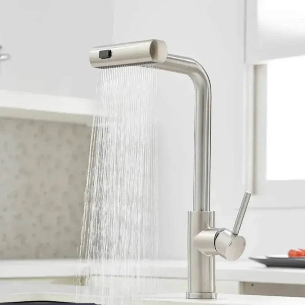 Torneira Cascata Flexível Multifuncional para Cozinha