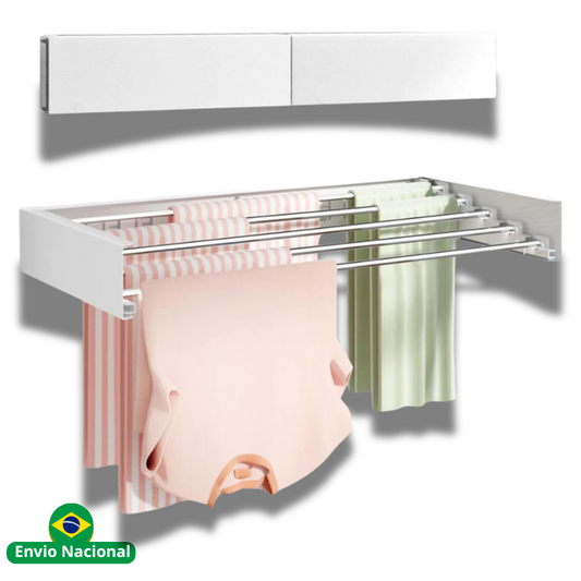 Varal Invisível Ratrátil + Frete Grátis